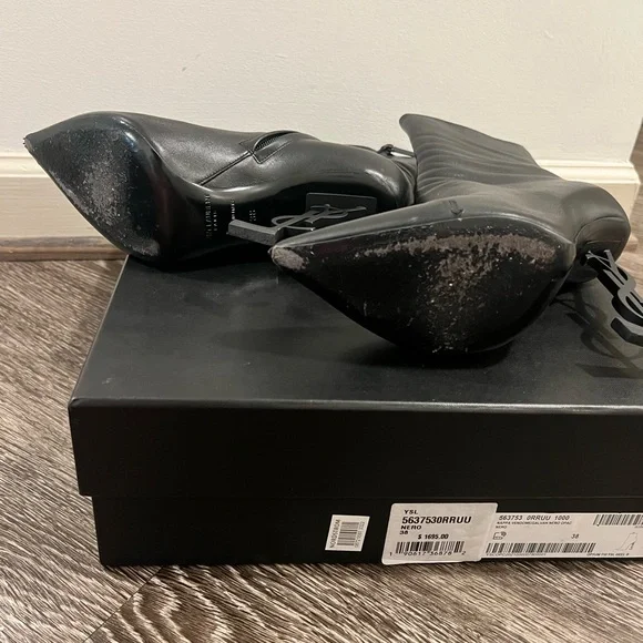 Saint Laurent Women's Opyum Boots size 38 - Picture 2 of 3